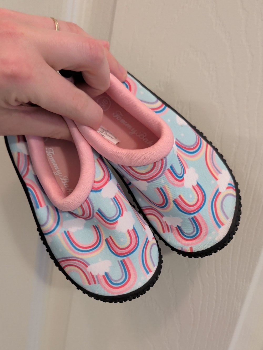 🩵 4/$20 Tommy Bahama Toddler Girls Slip-On Water Shoes - Rainbow